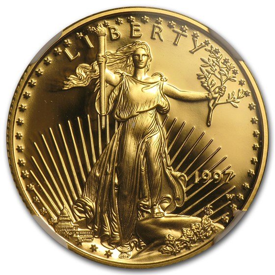 1997-W 1/4 oz Proof American Gold Eagle PF-70 NGC